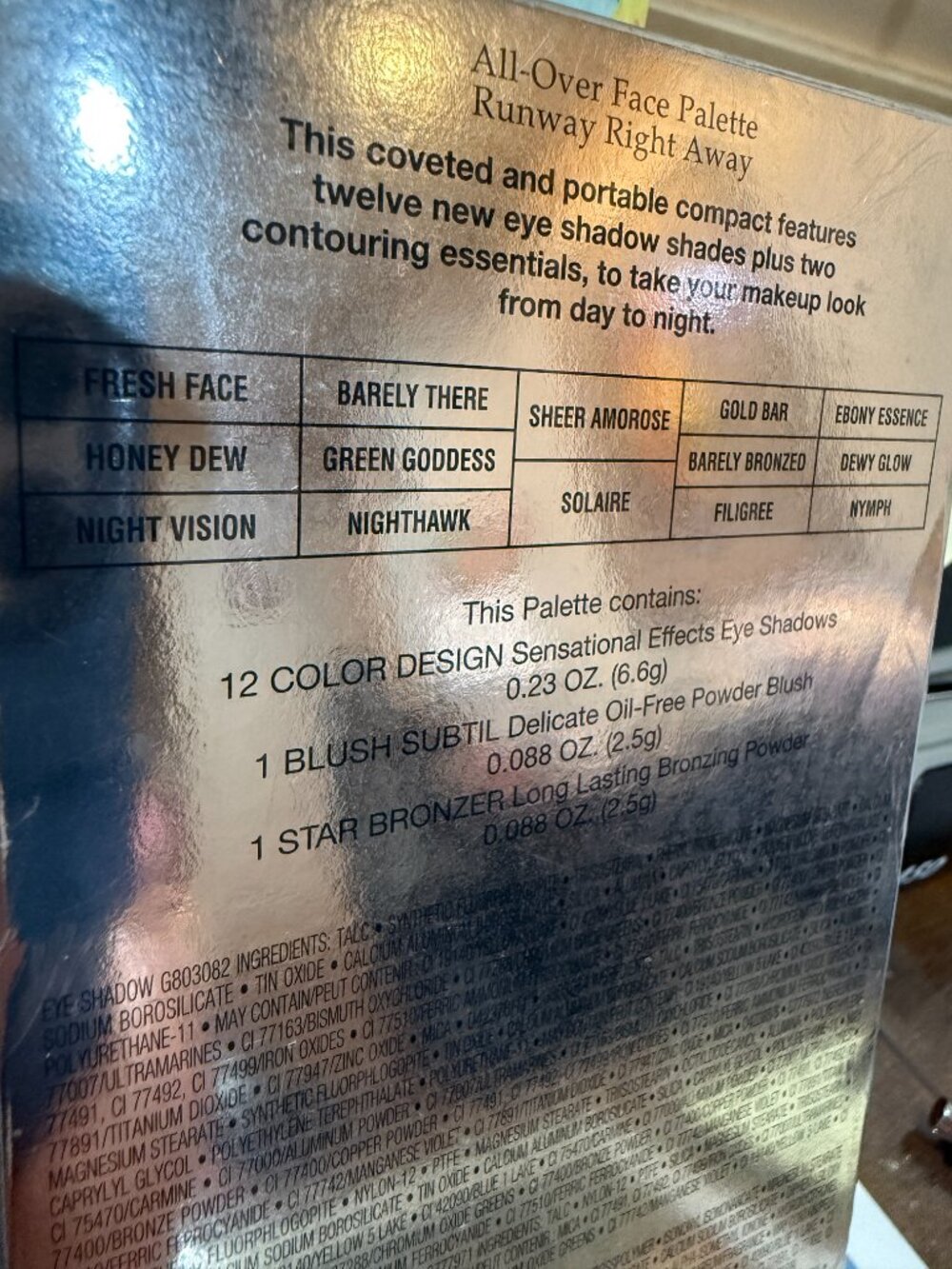 Lancôme All-Over Face Palette "Runway Right Away" - NEW - Picture 4 of 4